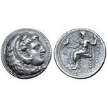 Kingdom of Macedon, Alexander III 'the Great' AR Tetradrachm. Babylon, circa 324/3 BC. Head of