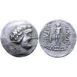 Celts in Eastern Europe AR Tetradrachm. Imitating the types of Thasos. Mint in the region of the