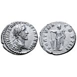 Antoninus Pius AR Denarius. Rome, AD 159-160. ANTONINVS AVG PIVS P P TR P XXIII, laureate and draped