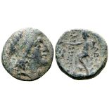 Nabataea, Aretas III Æ20. Damaskos, 84-71 BC. Diademed head right / ???????? ?????? ??????????,