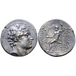 Seleukid Empire, Antiochos IV Epiphanes AR Tetradrachm. Antioch on the Orontes, circa 173/2-169/8