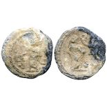 Anonymous PB Tessera of Egypt. Dated RY 2 of an uncertain emperor, circa 2nd-3rd centuries AD. Deity