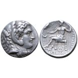 Seleukid Empire, Seleukos I Nikator AR Tetradrachm. In the name and types of Alexander III of