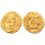 Constans II AV Semissis. Constantinople, AD 641-666. ? N CONSTANTIN?S P P [AV], diademed, draped and