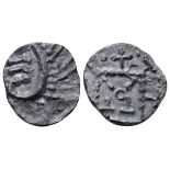 Great Britain. Anglo-Saxon AR Sceatta. Continental issues, circa AD 695-740. Series E. Degenerate