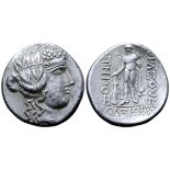 Celts in Eastern Europe AR Tetradrachm. Imitating the types of Thasos. Mint in the region of the