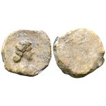 Faustina II(?) PB Seal. AD 147-175. Draped bust right / Blank. Leukel -; CNG e217, 375; Roma e35,