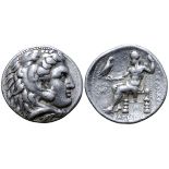 Seleukid Empire, Seleukos I Nikator AR Tetradrachm. In the name and types of Alexander III of