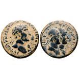 Hadrian Æ24 of Tripolis, Phoenicia. Dated SE 428 = 117 AD. ?????? ?????? ???????? ????????, laureate