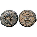 Septimius Severus Æ22 of Seleucia, Seleucis and Pieria. AD 193-211. AVTO KAI C??TI C?VHPOC C?,