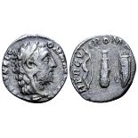 Commodus AR Denarius. Rome, AD 191-192. [L AEL AV]REL COMM AV[G P FEL], head of Commodus right,