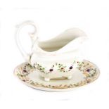 DERBY CREAM JUG AND STAND