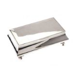 ASPREY LONDON SILVER JEWELLERY BOX