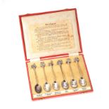 BOXED SET OF SIX CORONATION SPOONS