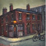 James Downie - OUT FOR A PINT - Oil on Canvas - 12 x 12 inches - Signed