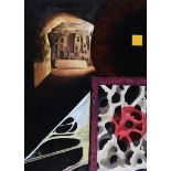 William Kelly - TEMPLE - Oil on Canvas - 30 x 22 inches - Signed