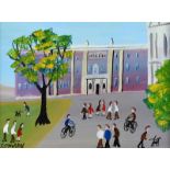 John Ormsby - ROYAL BELFAST ACADEMICAL INSTITUTION - Oil on Canvas - 9 x 12 inches - Signed