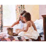 Rowland Davidson - THE JEWELLERY BOX - Acrylic on Canvas - 16 x 20 inches - Signed