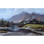 Peter Symonds - GRANGE IN BORROWDALE - Coloured Print - 14 x 22 inches - Signed