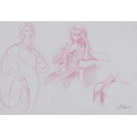 Martin Hasson - LIFE STUDY - Coloured Pencil on Paper - 11 x 15 inches - Signed