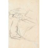 Samuel C. Taylor - ARTIST ASLEEP - Pencil on Paper - 9 x 5.5 inches - Unsigned