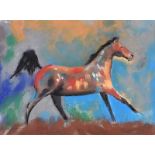 Ivan Frew - GALLOP - Pastel on Paper - 10 x 13.5 inches - Signed