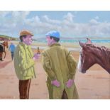 Robert Taylor Carson, RUA - DONEGAL HORSE SALES - Oil on Board - 16 x 20 inches - Signed