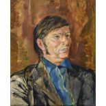 Basil Blackshaw, HRHA HRUA - PORTRAIT OF JOSIE OWENS - Oil on Canvas - 20 x 16 inches - Signed