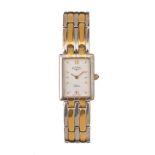 ROTARY 'ELITE' GOLD-PLATED STAINLESS STEEL LADY'S WRIST WATCH