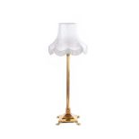 CORINTHIAN PILLAR BRASS STANDARD LAMP