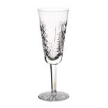 SET OF SIX WATERFORD CHAMPAGNE GLASSES