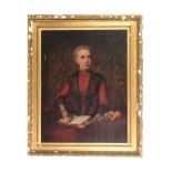 OIL PORTRAIT OF LADY HARLAND
