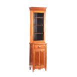 EDWARDIAN MAHOGANY GLAZED BOOKCASE