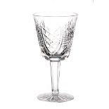 SET OF SIX WATERFORD WINE GLASSES