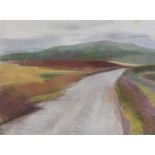 O'Sullivan - ROAD TO THE MOUNTAINS - Pastel on Paper - 19 x 26 inches - Signed