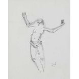 Daniel O'Neill - FIGURE STUDY - Pencil on Paper - 7.5 x 6 inches - Signed