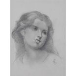 Ken Hamilton - PORTRAIT OF A GIRL - Pencil on Paper - 10 x 8 inches - Signed in Monogram