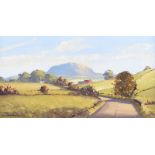 Samuel McLarnon, UWS - SLEMISH, COUNTY ANTRIM - Oil on Canvas - 16 x 30 inches - Signed