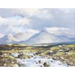 Frank Fitzsimons - THE MOURNES - Oil on Canvas - 14 x 18 inches - Signed