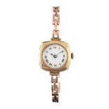 9CT GOLD WRIST WATCH