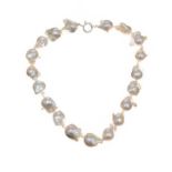 STRAND OF FRESHWATER BAROQUE PEARLS