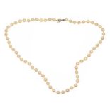 STRAND OF CULTURED PEARLS