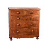 VICTORIAN MAHOGANY CHEST OF DRAWERS