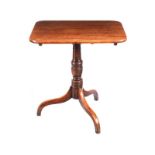 GEORGIAN MAHOGANY SNAP TOP TABLE