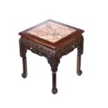 CHINESE CHERRYWOOD PLANT STAND