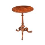 VICTORIAN WALNUT LAMP TABLE