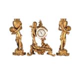 THREE PIECE CLOCK SET