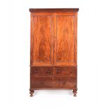 VICTORIAN MAHOGANY WARDROBE