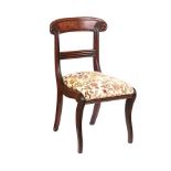 WILLIAM IV MAHOGANY SIDE CHAIR