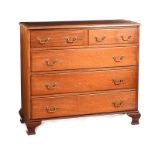 EDWARDIAN MAHOGANY CHEST OF DRAWERS